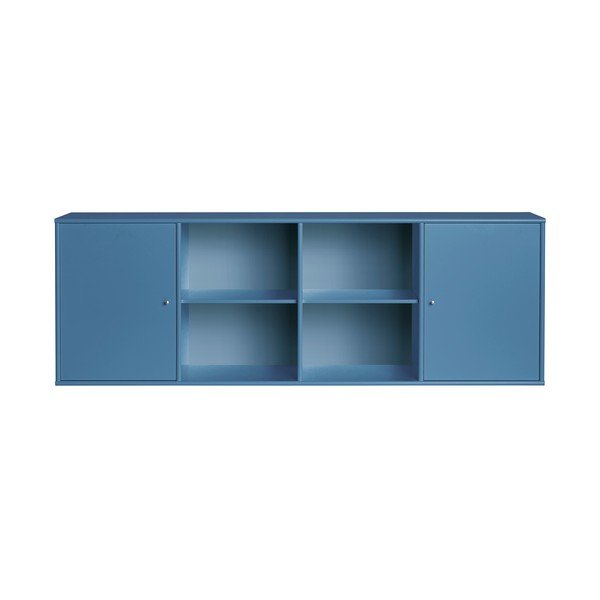 Modrá nízka závesná komoda 176x61 cm Mistral – Hammel Furniture
