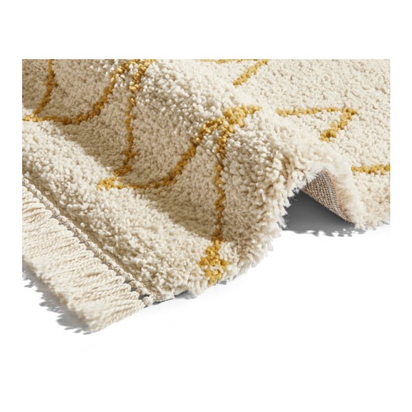 Krémovobiely koberec Mint Rugs Ruby, 80 x 150 cm-image-1