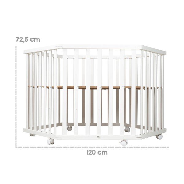 Svetlosivá detská ohrádka 119x104 cm Sternenzauber – Roba-image-1