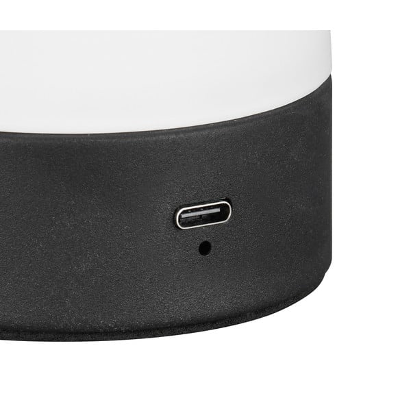 Matne biela LED stolová lampa so skleneným tienidlom (výška  18 cm) Dooley – Trio-image-3