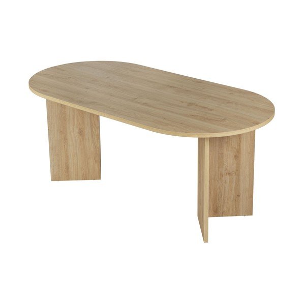 Jedálenský stôl v dekore duba 89,5x180 cm Sablin – Kalune Design-image-1