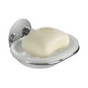 Biela plastová nádobka na mydlo bez vŕtania Turbo-Loc – Wenko