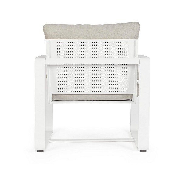 Biele kovové záhradné kreslo Merrigan   – Bizzotto-image-4