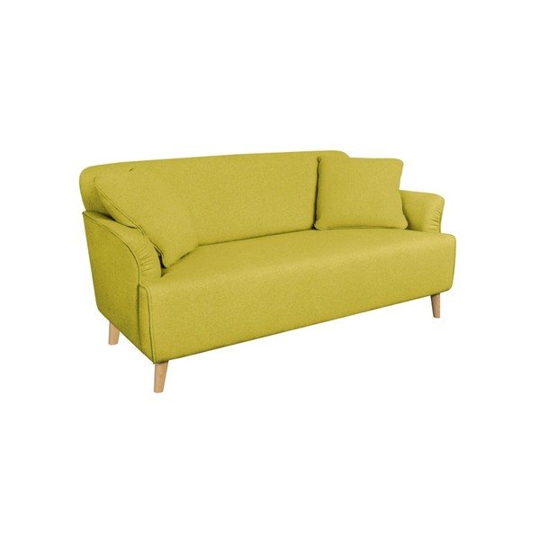 Žltá dvojmiestna pohovka Kooko Home Funk-image-1