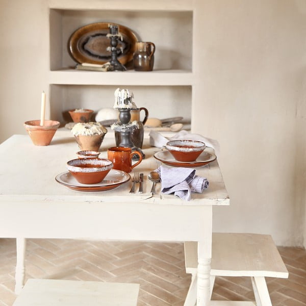 Misa z kameniny v tehlovo-béžovej farbe ø 17 cm Poterie – Casafina-image-3