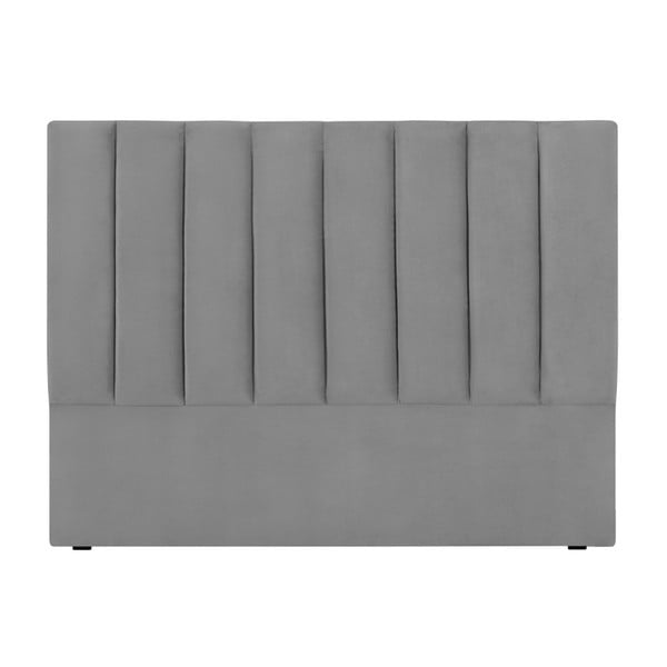 Sivé čalúnené čelo postele 140x120 cm LA - Cosmopolitan Design