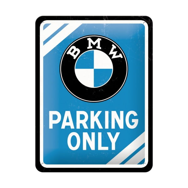 Nástenná dekoratívna ceduľa Postershop BMW Parking Only