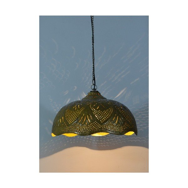 Závesné tienidlo Goa, žltá spodná časť-image-1