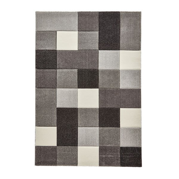 Sivo-biely koberec Think Rugs Brooklyn, 120 × 170 cm