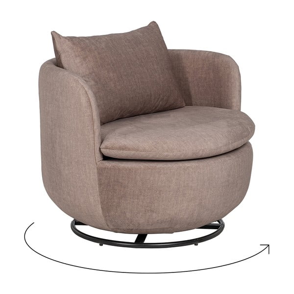 Svetlohnedé kreslo – Ixia