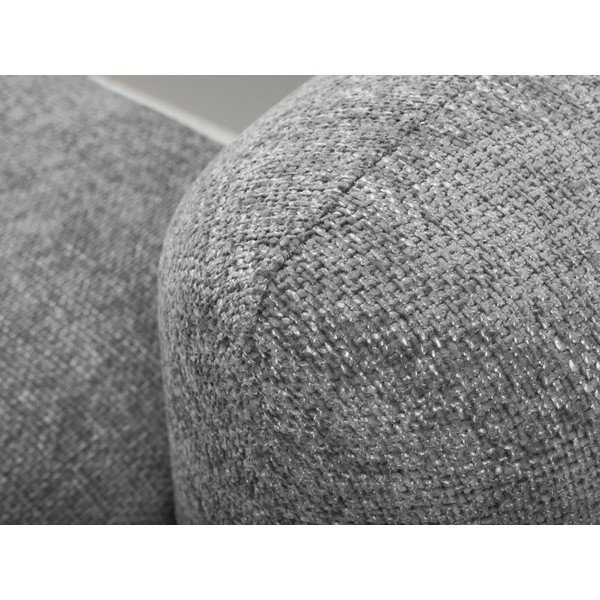 Sivá ženilková rozkladacia/s úložným priestorom rohová pohovka (ľavý roh/s leňoškou) Mele – Makamii-image-4