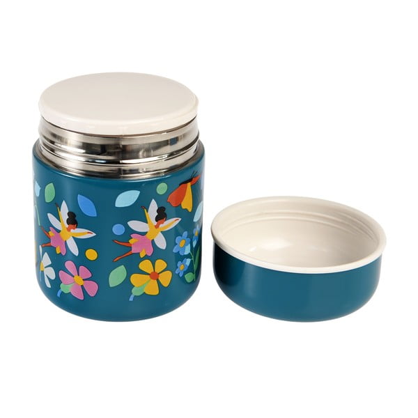 Modrá termoska na jedlo/detská 280 ml Fairies in the Garden – Rex London-image-2