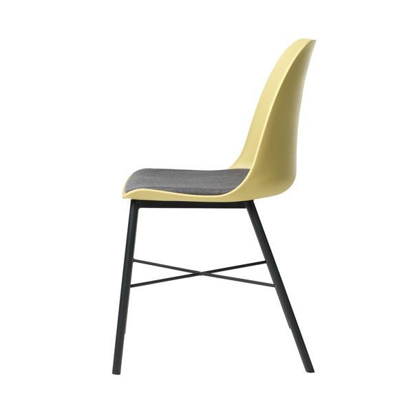 Súprava 2 žlto-sivých stoličiek Unique Furniture Whistler-image-2