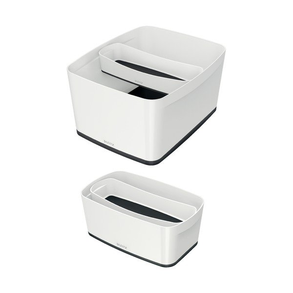 Bielo-čierny plastový organizér na písacie potreby MyBox - Leitz-image-3