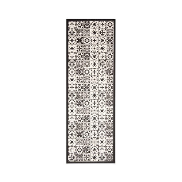 Čierno-biely vinylový behúň Zala Living Kaja, 47 × 140 cm-image-4