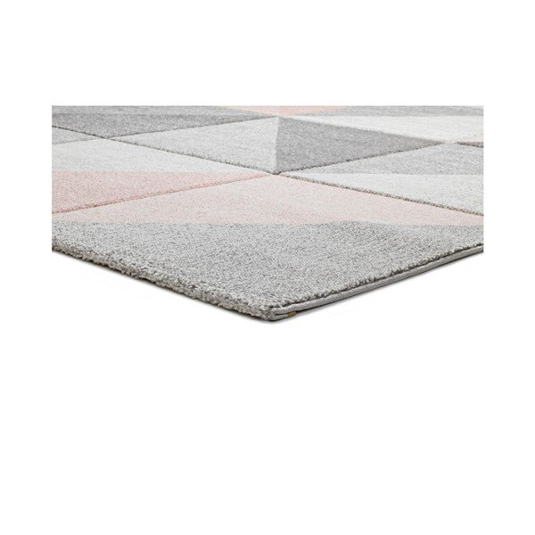 Ružovo-sivý koberec Universal Retudo Naia, 140 × 200 cm-image-2