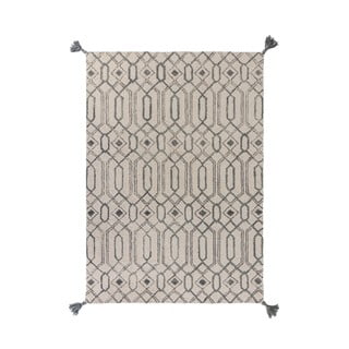 Sivý vlnený koberec Flair Rugs Pietro, 120 x 170 cm