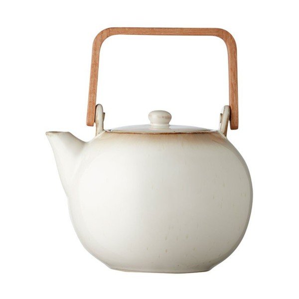 Béžová keramická kanvica na čaj so sitkom 1,2 l Gastro Cream – Bitz