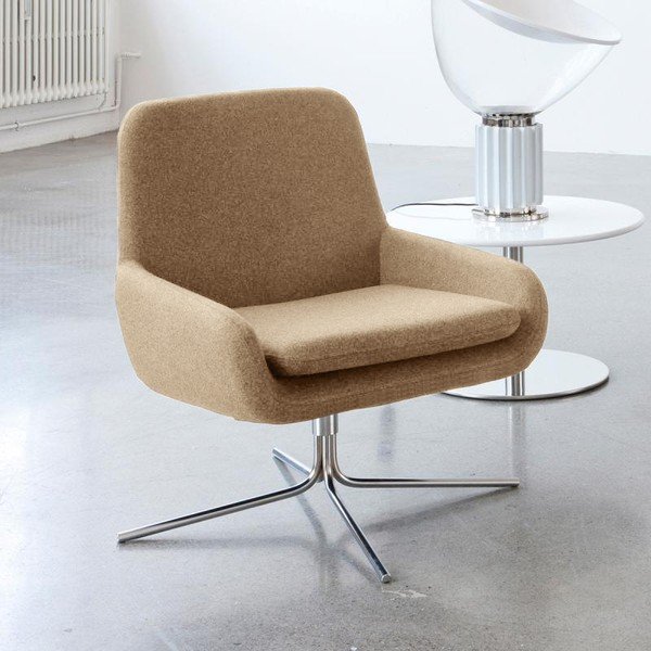 Béžové otočné kreslo Softline Coco Swivel-image-1
