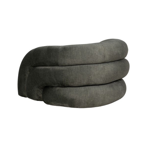 Tmavozelené zamatové kreslo Archie – Ixia-image-3