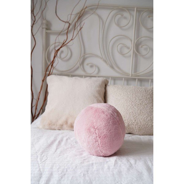 Dekoračný vankúš z mikroplyšu ø 25 cm Top – Mioli Decor-image-2