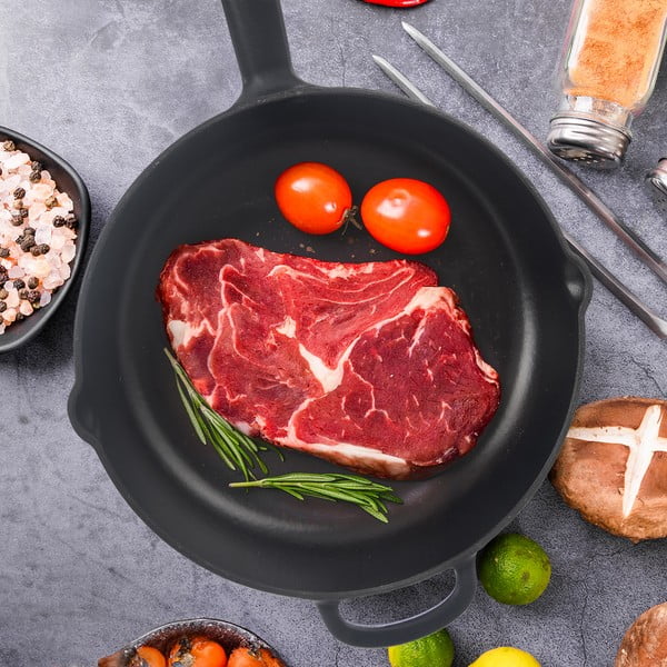 Liatinová panvica ø 24 cm LITINA SMALT – Orion-image-1