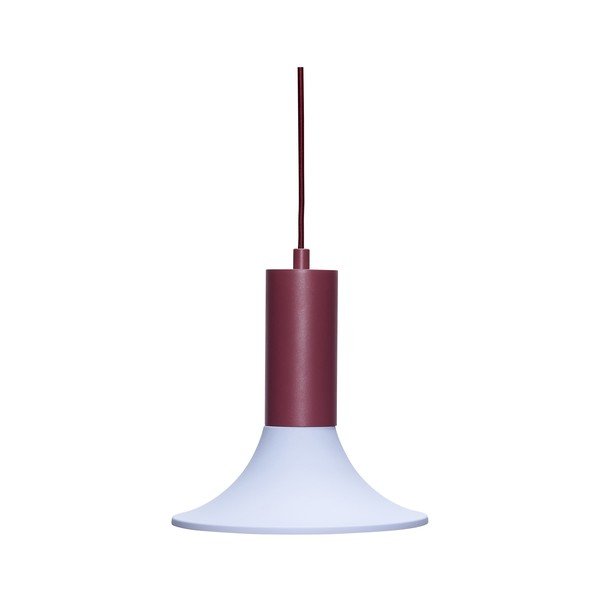 Vínovočervené/svetlomodré kovové závesné svietidlo so stmievačom ø 25 cm Luminary – Hübsch