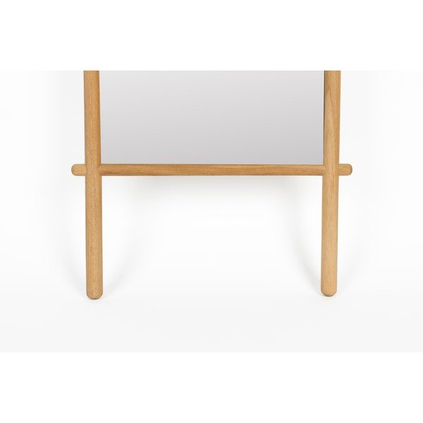 Stojacie zrkadlo s dreveným rámom 58x160 cm Solene – White Label-image-3