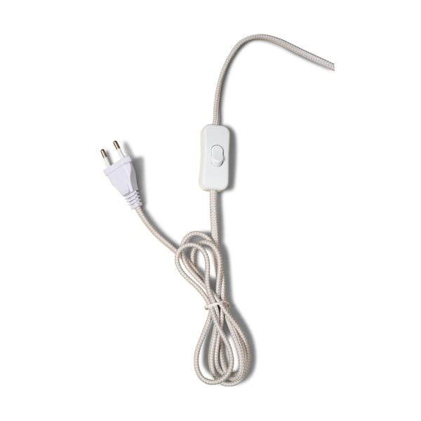 Biela stolová lampa s textilným tienidlom (výška  75 cm) Reykjavik – it's about RoMi-image-3