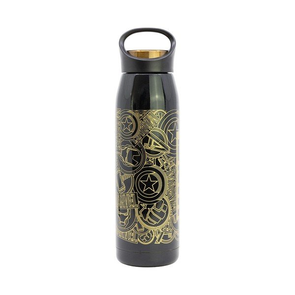 Čierna detská termoska z nehrdzavejúcej ocele 665 ml Marvel – STOR-image-2