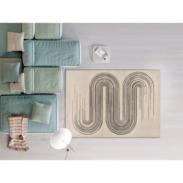 Krémovobiely koberec 140x200 cm Garden – Universal-image-2