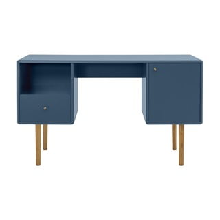 Modrý pracovný stôl 130x50 cm Color Living - Tom Tailor for Tenzo