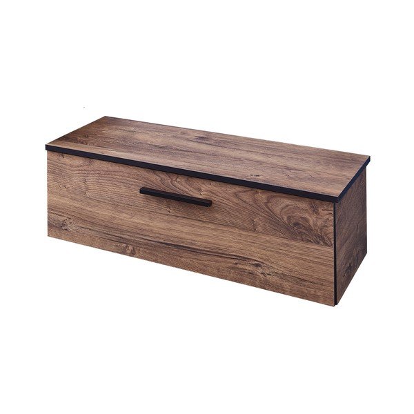 Hnedá nízka kúpeľňová skrinka v dekore duba 71x27 cm Set 374 - Pelipal-image-2