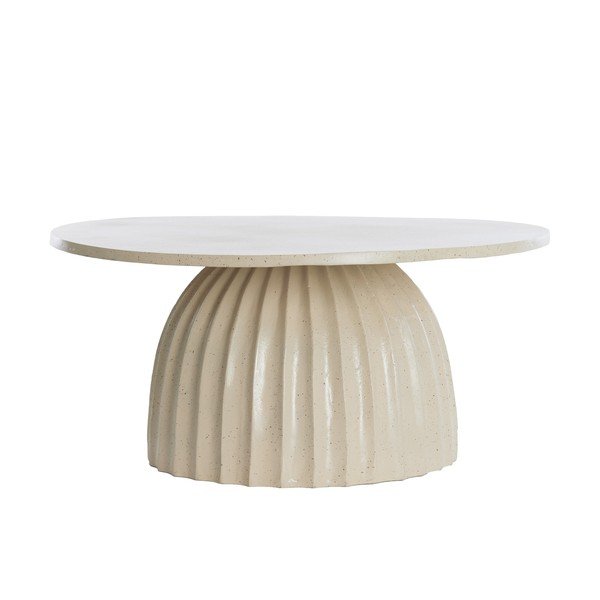 Kovový okrúhly odkladací stolík ø 70 cm Veglia – Light & Living