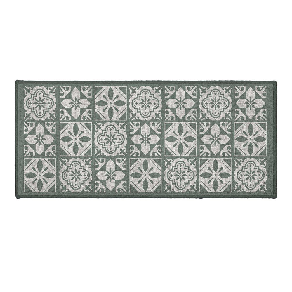 E-shop Zelený prateľný behúň 50x120 cm Constantine – douceur d'intérieur