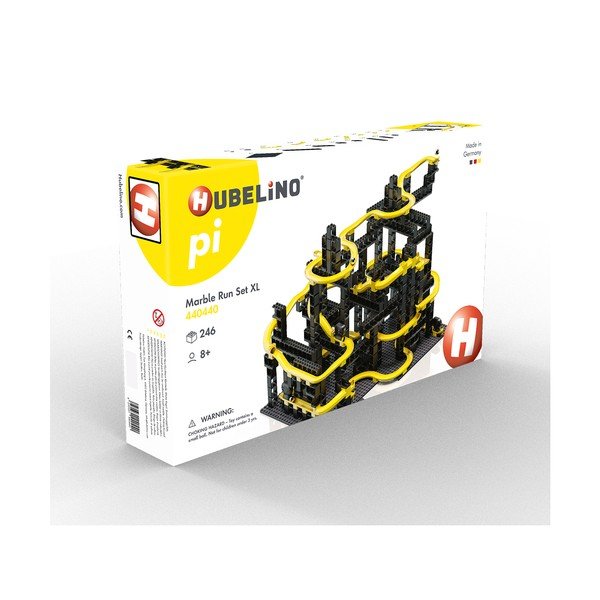Set guľôčkovej dráhy s kockami Hubelino Pi XL, 246 ks-image-4