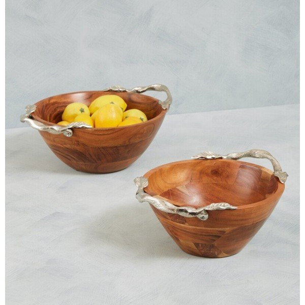 Drevená misa v prírodnej farbe Vine – Premier Housewares-image-1