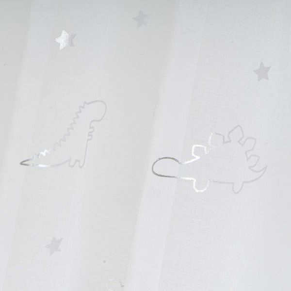 Biela/v striebornej farbe záclona 140x260 cm Dinos – Casa Selección-image-4