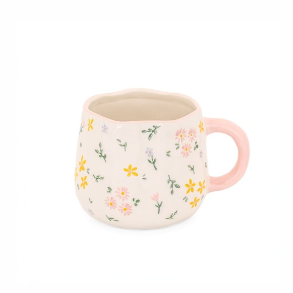 Krémový hrnček z kameniny 375 ml Ditsy – Sass & Belle