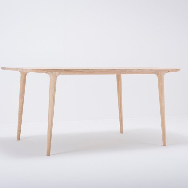 Jedálenský stôl z dubového dreva 90x160 cm Fawn – Gazzda-image-3