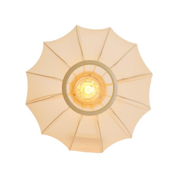Krémovobiele stropné svietidlo s textilným tienidlom ø 40 cm Plumalia – Light & Living-image-3