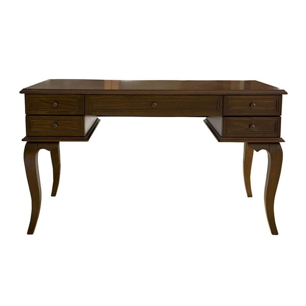 Pracovný stôl Handle Walnut, 140x79x75 cm