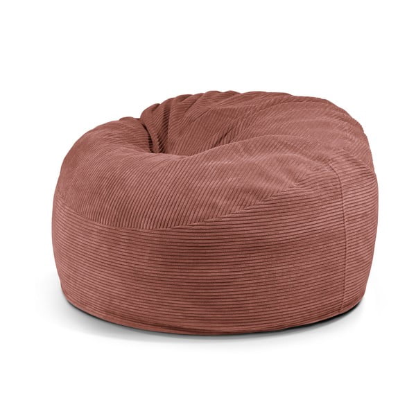 Menčestrový sedací vak v tehlovej farbe Om 110 – SLOWDOWN