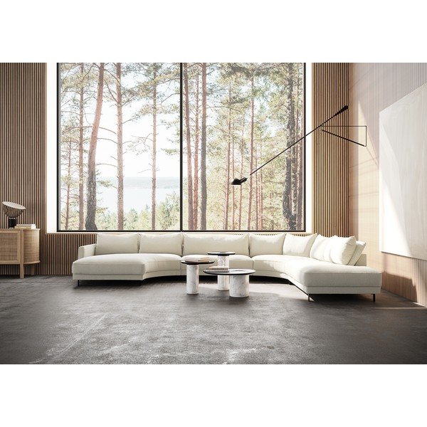 Béžová rohová pohovka (do tvaru "U") Samba – Furninova -image-1