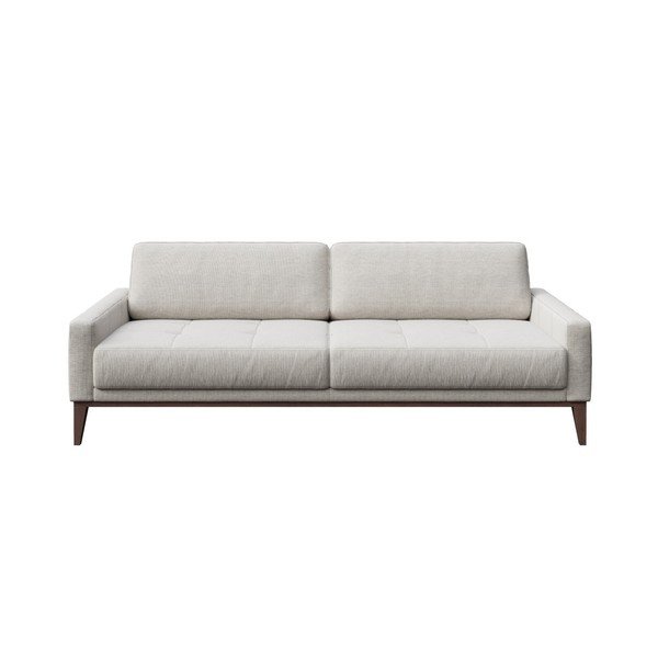 Krémová pohovka MESONICA Musso Tufted, 210 cm