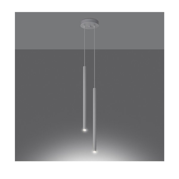 Biele kovové závesné svietidlo ø 15 cm Fideus – Sollux-image-4