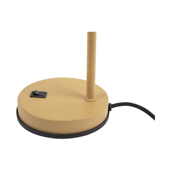 Horčicovožltá stolová lampa Leitmotiv Husk-image-3