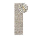Krémový ručne tkaný behúň s prímesou vlny 60x230 cm Minerals – Flair Rugs