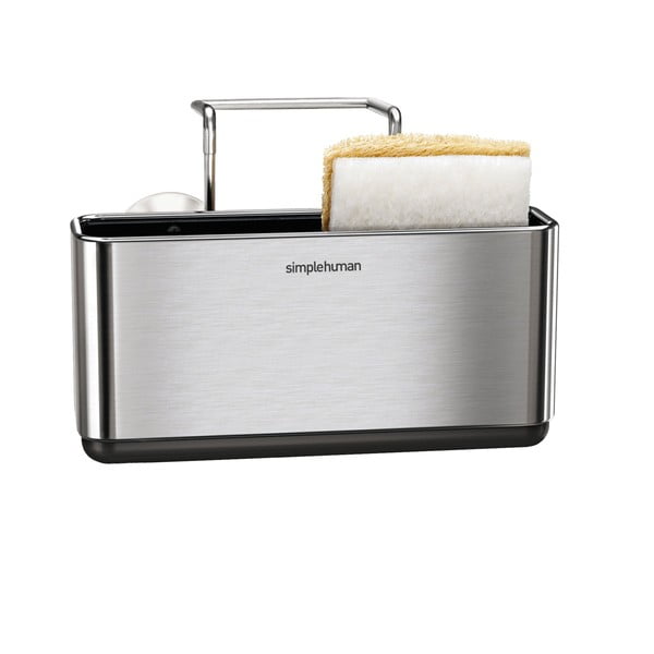 Samodržiaci kovový držiak na špongiu Slim - simplehuman-image-4