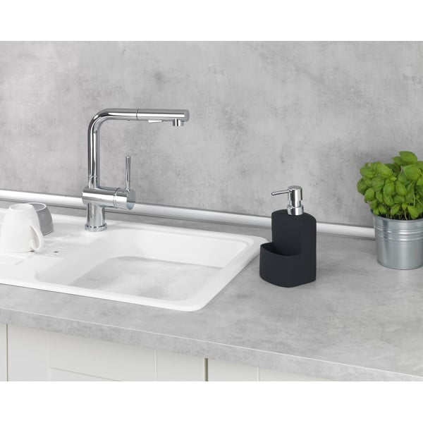 Čierny dávkovač na tekuté mydlo Wenko Festival-image-3